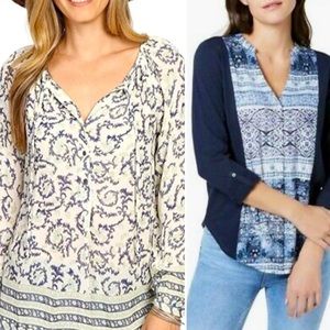 2 Lucky Brand Cotton tops